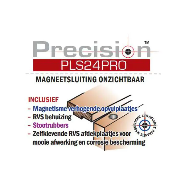 HETTICH Magneetsluiting rond zwart kopen