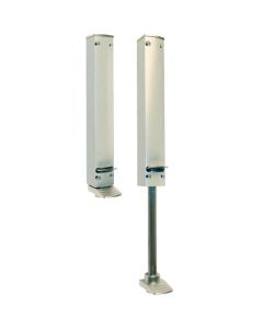 Dictator deurvastzetter aluminium, uitschuiflengte van 160 mm