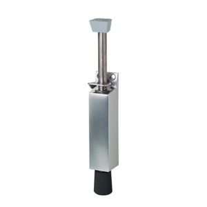 Deurvastzetter zilverkleurig F1 gelakt, uitschuiflengte van 60mm
