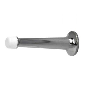 Deurbuffer wandmontage glans nikkel, lengte 78mm