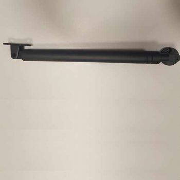 Zwarte deuropeningsbegrenzer 100kg, 120° met mechanische vaststelling