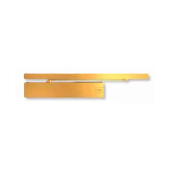 Dorma deurdranger TS98 XEA goud/messing met softclose en glijarm
