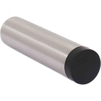 Deurbuffer voor wandmontage 120x30 mm, geborsteld RVS