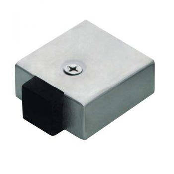 RVS vierkante deurstopper, 60x60 mm