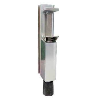 Deurvastzetter met klembevestiging F1 tbv glas uitschuiflengte 50mm