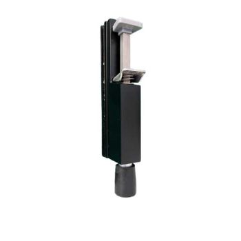 Deurvastzetter met klembevestiging Zwart tbv glas 8/10mm uitschuiflengte 50mm