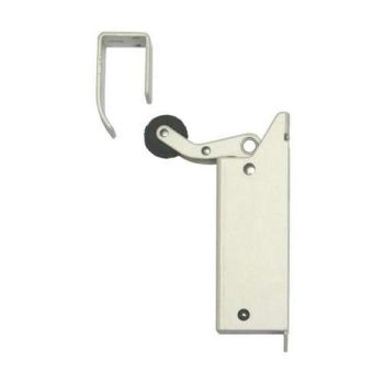 Tweede kans product: Deuropvanger Dictator 1400 wit (RAL 9010), haak 1014, 20N cilinder