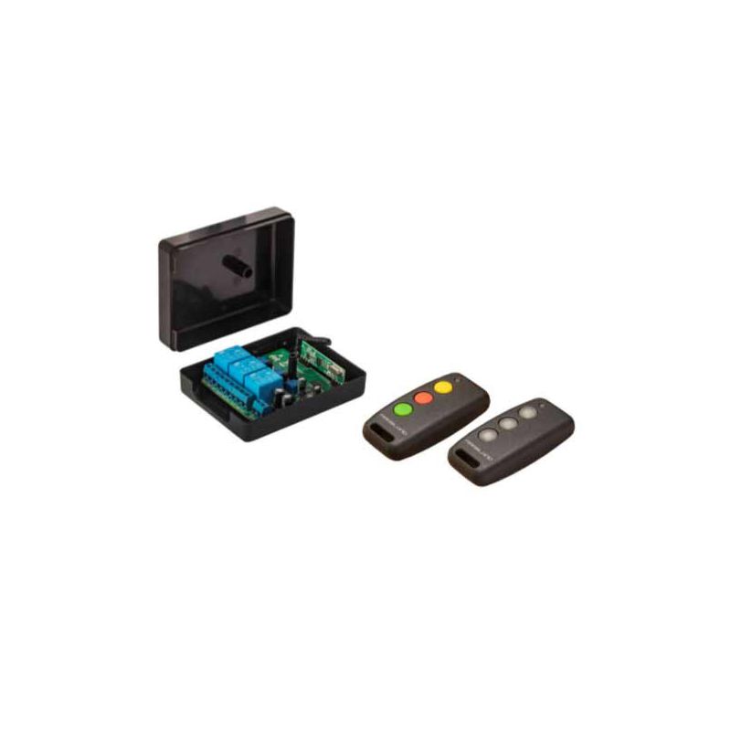 Ontvanger R123 en 1 zender T123 - Deurvastzetter.com