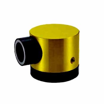 Magnetische deurvastzetter, messing gepollijst