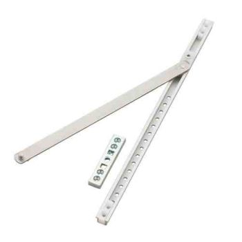 Deurschaar inbouw 125 graden opening, verstelbare stop positie